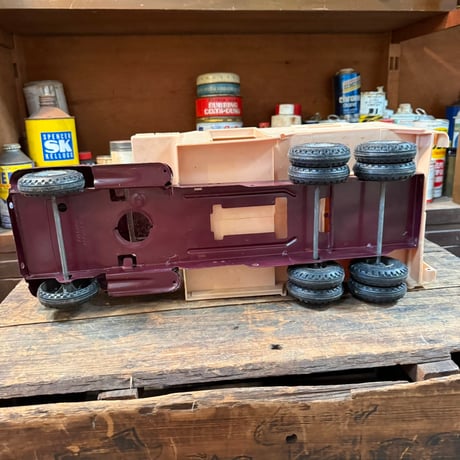 Vintage Buddy L Stables Horse Transport Trailer ミニカー 16-294