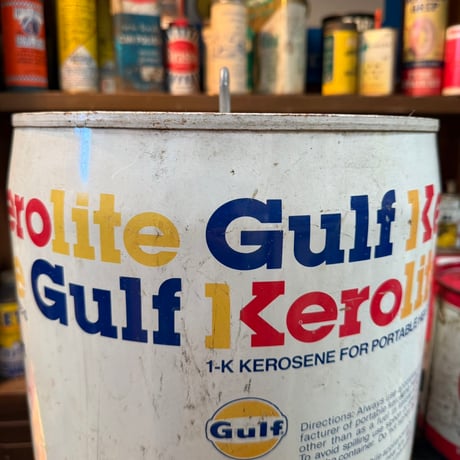 Vintage Gulf Zerolite 5ガロン缶 21-285-8