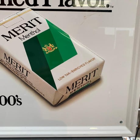 MERIT　TOBACCO 　ヴィンテージ　看板　12-39-2
