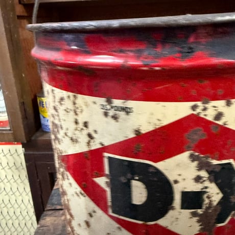 Vintage D-X LUBRICANTS オイル缶 21-203