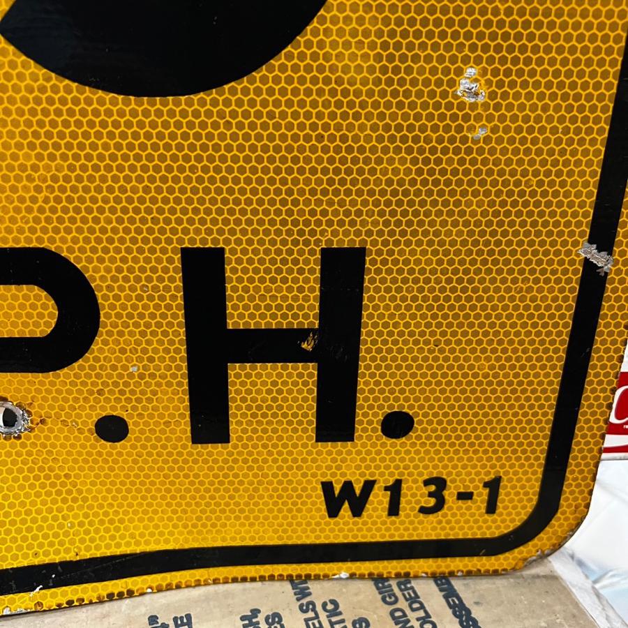 35M.P.H ヴィンテージ ロードサイン 道路標識 (15)295-23 | BigBear