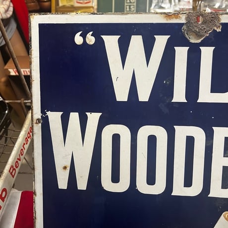 Vintage WILD WOODBINE CIGARETTES SIGN 琺瑯 18-51