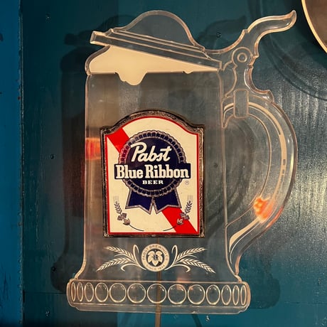 Vintage Pabst Blue Ribbon Beer Light 17-321