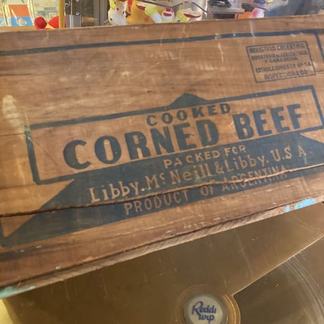 CORNED BEEF　ヴィンテージ　ウッドクレート　16-44