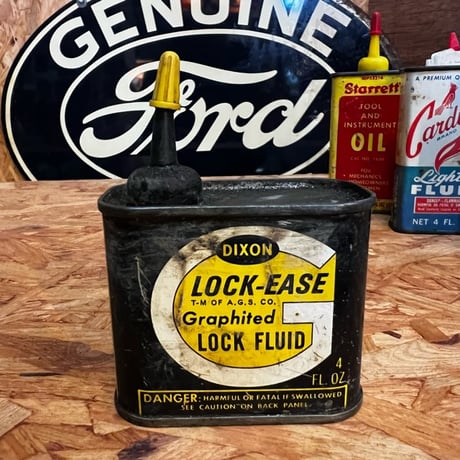 Vintage DIXON LOCK-EASE OIL CAN 16-c-38