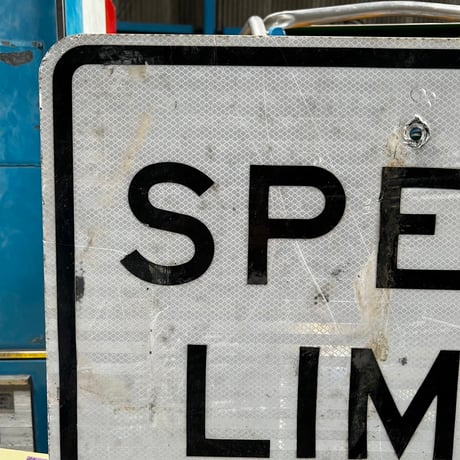 Vintage　SPEEDLIMIT20　道路標識　18-14