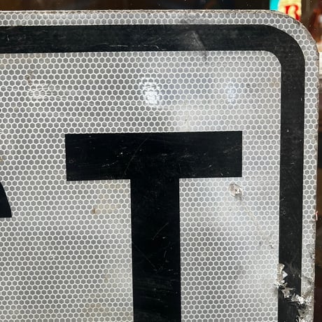 Vintage roadsign　JCT　18-81-39