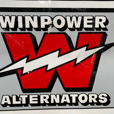 WINPOWER　ヴィンテージサイン　看板