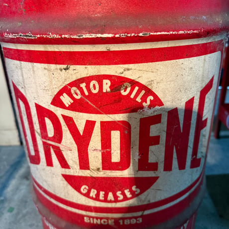 Vintage DRYDENE MOTOR OILS ドラム缶 13-49