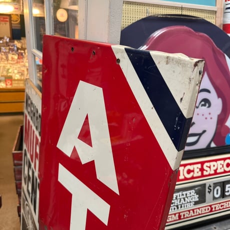 Vintage ATLAS TIRES 大型看板 18-108