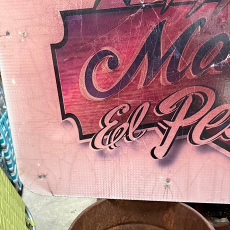Vintage Chicken EXPRESS & Mariscos de Pescados 両面大型看板 21-276-5