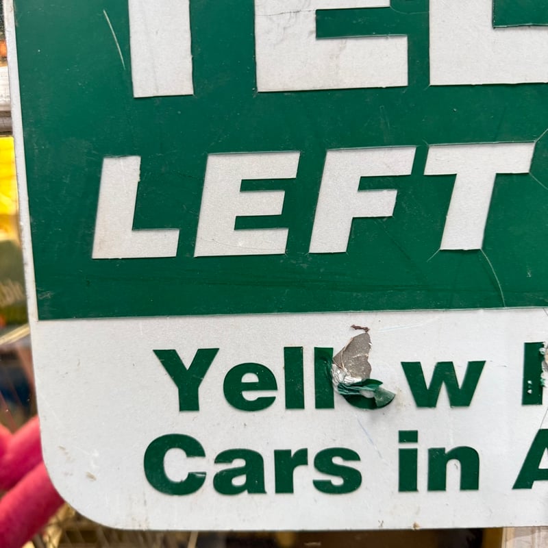 80年代　USA　DRIVE THRU 看板　ガレージ　ロードサイン Vintage DRIVE-THRU 標識看板 20-155-19 | BigBear Onl