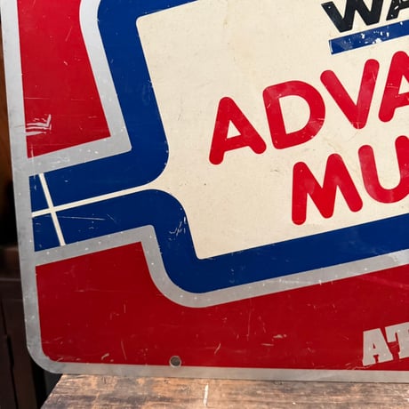 Vintage WALKER ADVANTAGE MUFFLER 両面サイン 21-86