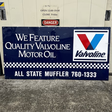 Valvoline ヴィンテージ看板　K23-16