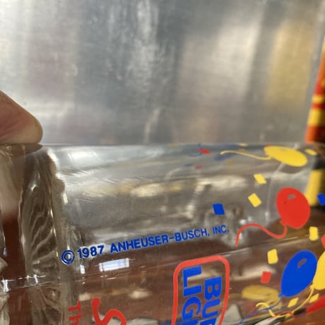 BUD LIGHT　ヴィンテージ　グラス　ビアジョッキ　12-268-3