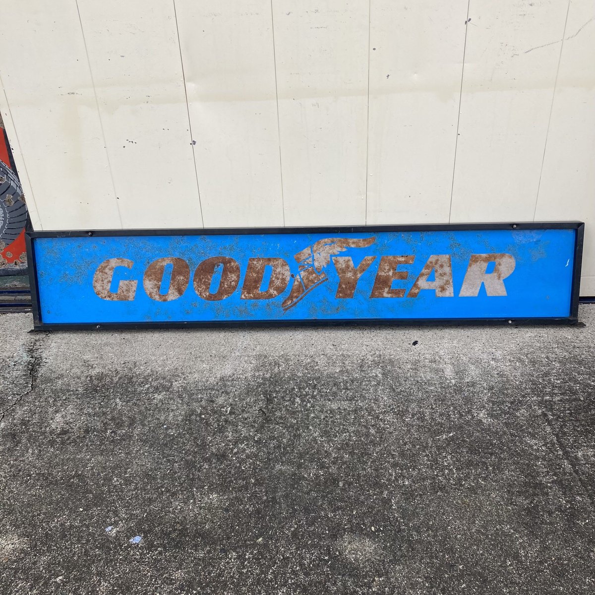 GOODYEAR ヴィンテージ 大型両面看板 11-117 | BigBear Online