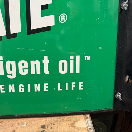 Vintage QUAKER STATE 両面看板 19-108-131