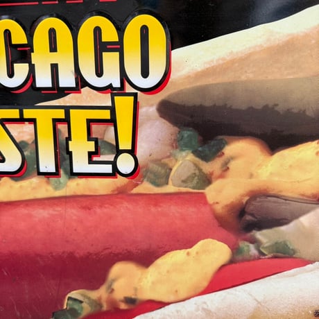 Vintage RED HOT CHICAGO 看板 20-367-1