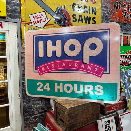 Vintage IHOP&Woody's 大型両面看板 18-226-1