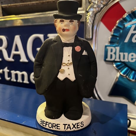 ヴィンテージ　 BEFORE AFTER TAXES  COIN BANK　16-72
