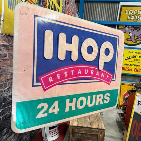 Vintage IHOP&Woody's 大型両面看板 18-226-1