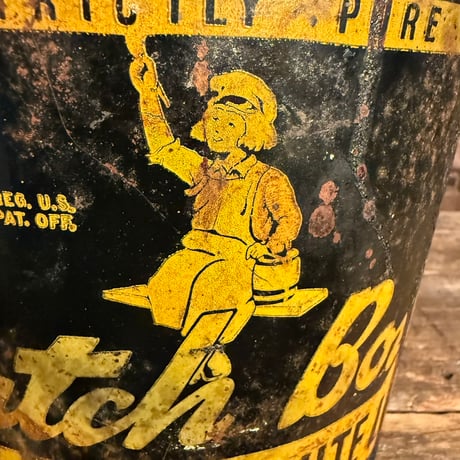 Vintage Dutch Boy Soft Paste White Lead バケツ 20-283