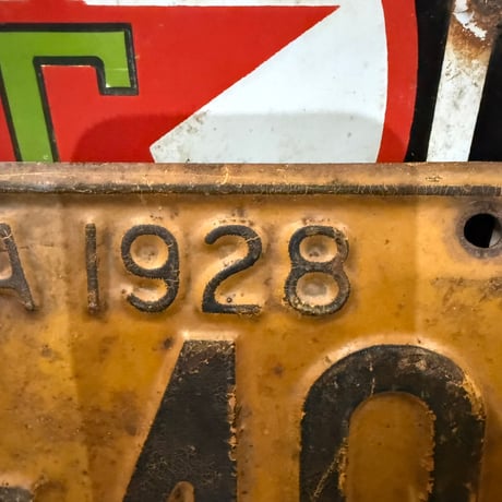 【希少!!】Vintage License Plate ペンシルベニア州 20-28-7