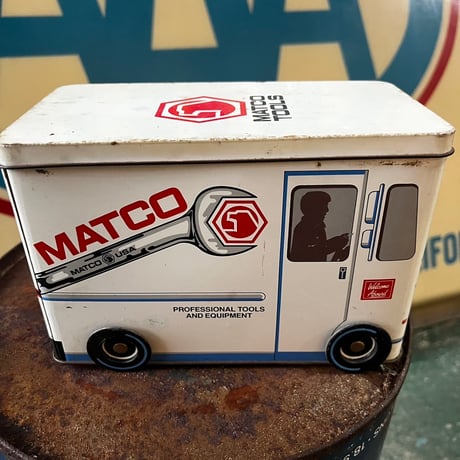 ヴィンテージ　MATCO TOOLS TRUCK TIN缶　15-324