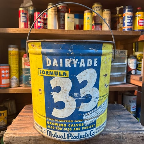 Vintage DAIRYADE  FORMULA 33 メタルペール 21-152