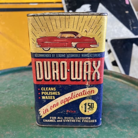 DURO-WAX　ヴィンテージ　ワックス缶　16-2-35