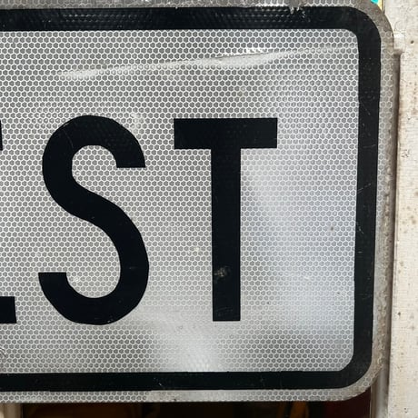 Vintage roadsign　WEST　18-81-31