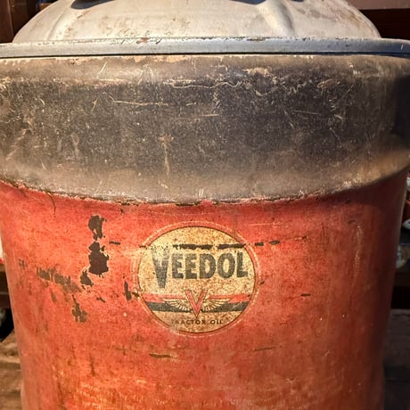 Vintage VEEDOL オイル缶 20-34