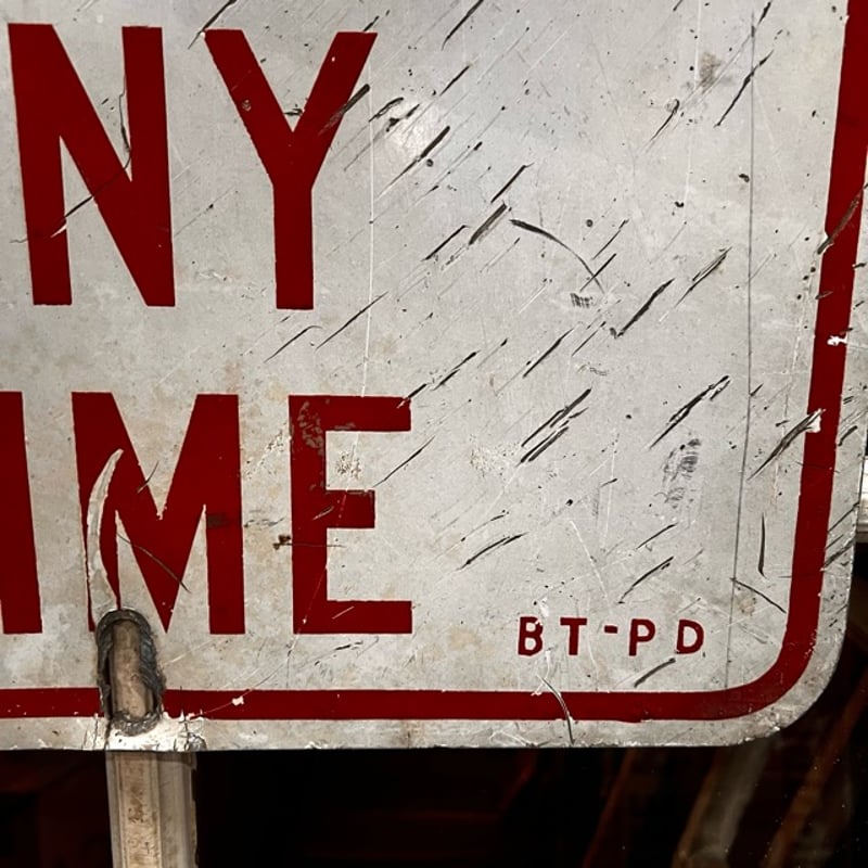 Vintage NO PARKING 道路標識 看板 19-108-39 | BigBear