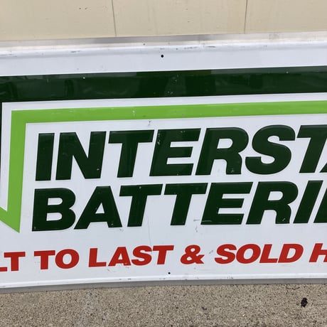 INTERSTATE BATTERIES　大型　看板　14-316-2