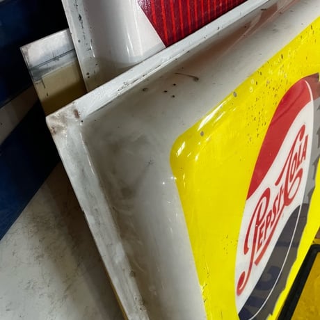Vintage PepsiCola プラスチック Sign 17-72