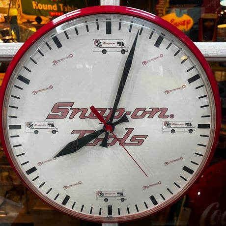 Vintage SNAP-ON 壁掛け時計（プラスチック製） 18-70