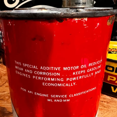 Vintage Texaco Motor Oil Can 16-c-71