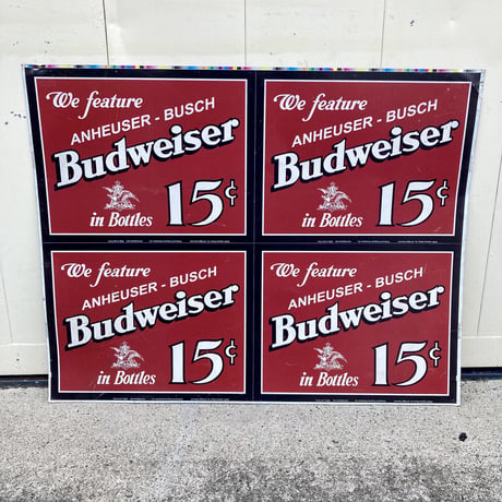 Budweiser　ヴィンテージ　看板　14-370