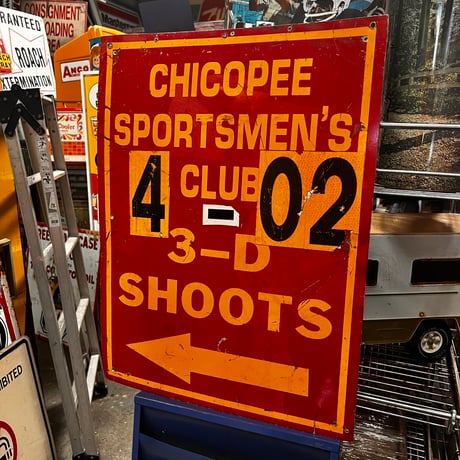 Vintage CHICOPEE SIGN 20-202-51