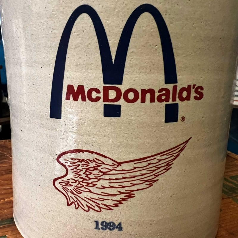 ヴィンテージ インテリア REDWING  マクドナルド 陶器 グリマス 激レア REDWING STONEWARE社製 McDonald′s ヴィンテージ 陶器 S-16-1