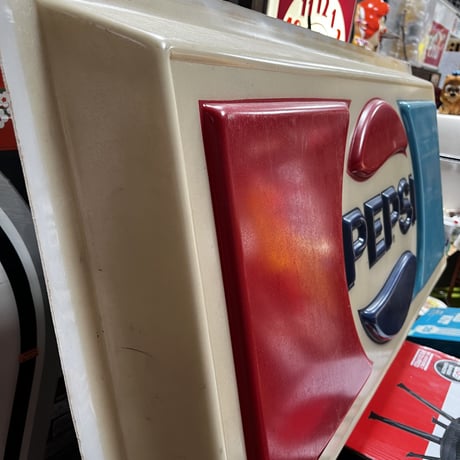 PEPSI ペプシ ヴィンテー ジ plastic看板　15-282-1