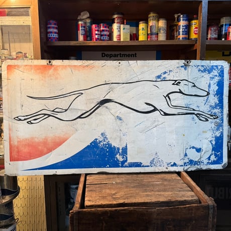 Vintage  Greyhound 両面看板 20-320