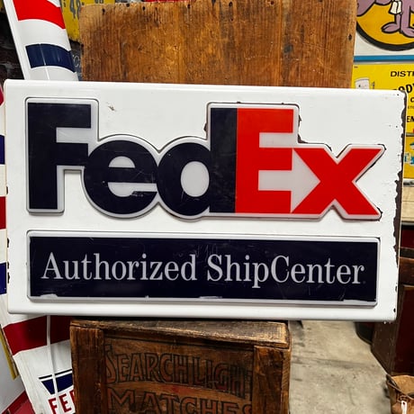 Vintage FedEx Display Light Sign  17-30