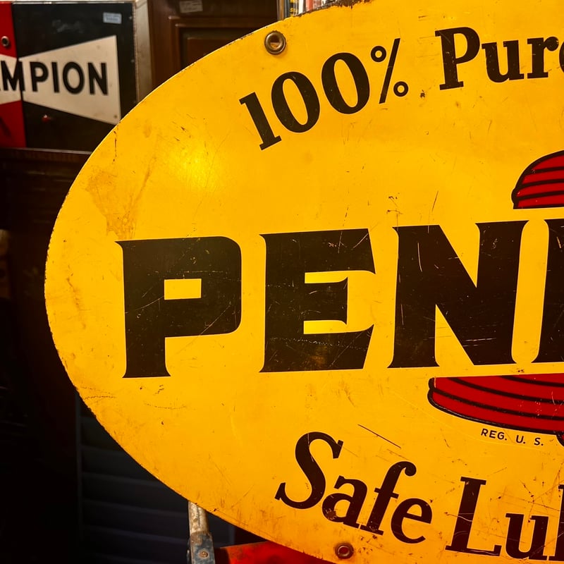 Vintage PENNZOIL 両面 Sign 20-294 | BigBear Onlin