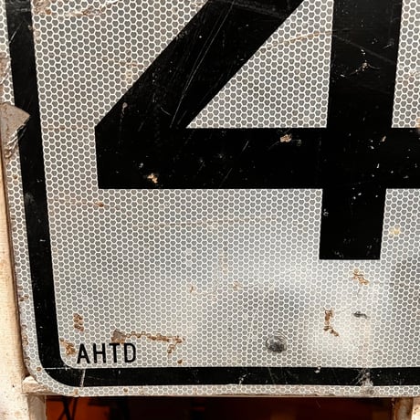 Vintage ロードサイン SPEED LIMIT 45 18-54-2