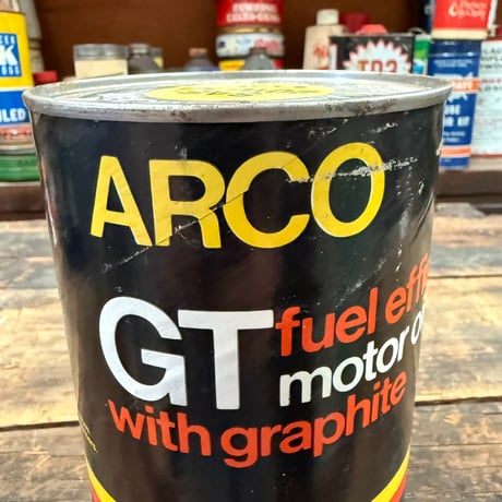 Vintage ARCO オイル缶 16-c-90