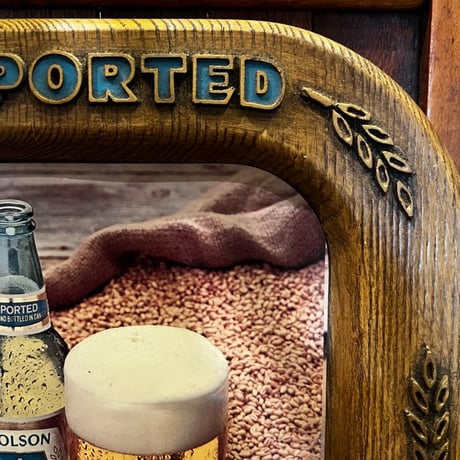 Vintage Molson Golden Beer プラスチック Sign 17-265