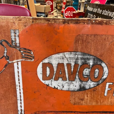 DAVCO　ヴィンテージサイン　看板　(10)69