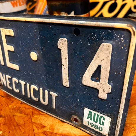 Vintage License Plate コネチカット州 19-107-9