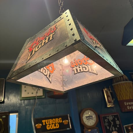 Vintage Coors LIGHT ペンダントライト 20-167